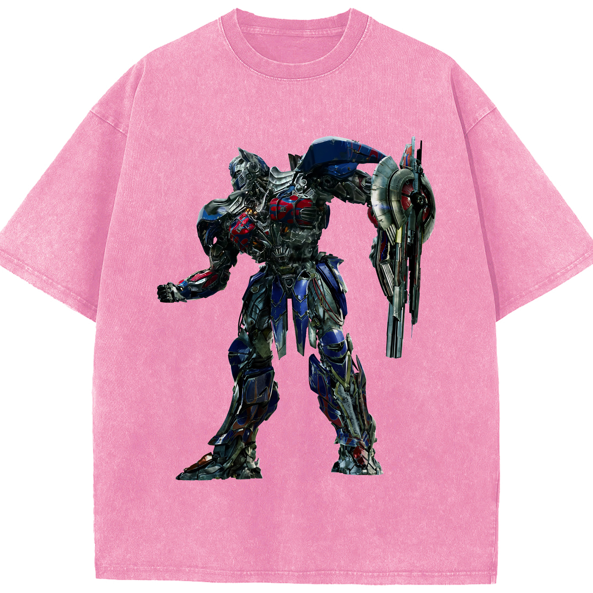 （画像用） Transformers トランスフォーマー 綿100% ヴィンテージ風 半袖Tシャツ（フロントプリント）